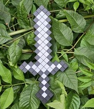 Spada Minecraft (Made in UK - Stampata in 3D) (Dimensioni: 24,5 cm x 12 cm)