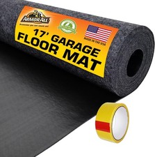 Garage Floor Mat 17' x 7'4" Waterproof Garage Flooring USA Made Absorbent