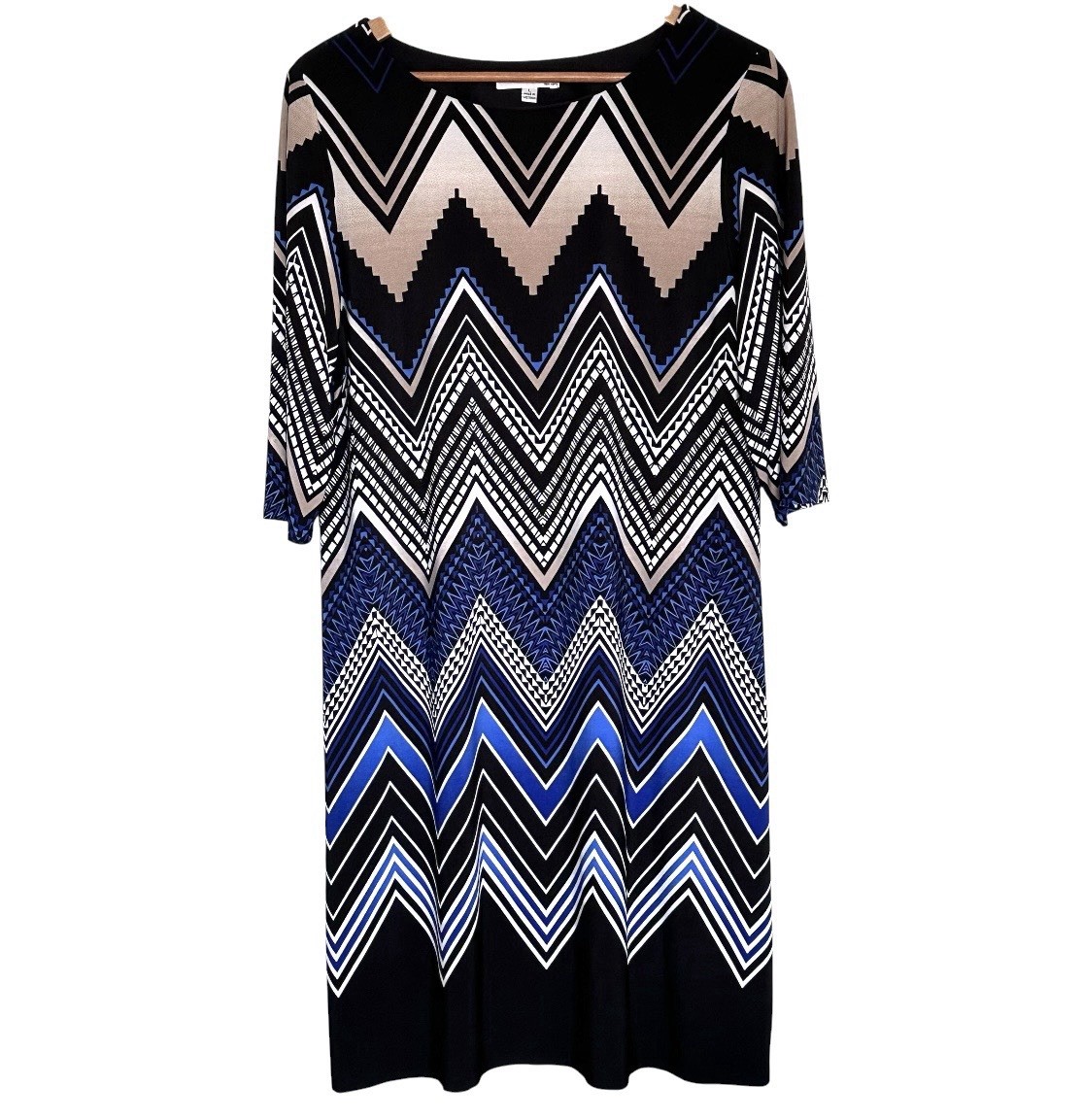 Studio One New York Dress Women’s Large Geometric Pullover Lightweight