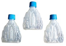 3 PCS Our Lady Of Lourdes Holy Water Bottle 1 oz With Lid Catholic Religious