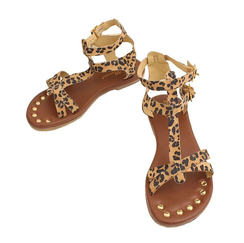 MBT Sandali gladiatore leopardato Matt Bernson altra marca 245 2412183510 26810669