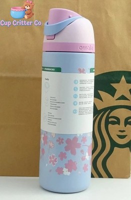 New Starbucks X Owala 2026 Sakura Limited Insulated Water Bottle