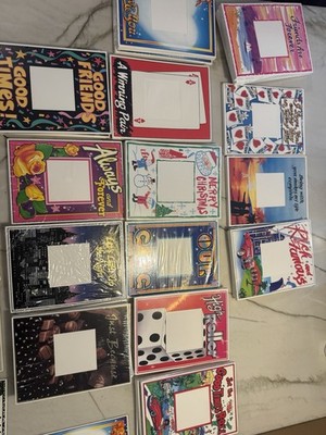 Vintage Photo Frame Cards Lot Bling Gangsta Family Love Homies FUN Vaca 3x3 USA