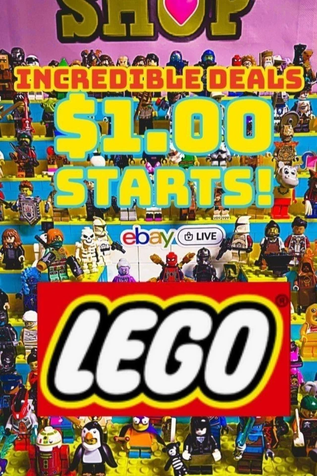 LEGO MINIFIGURE MANIA with $1.00 Starts AND RARE FINDS FOR EVERYONE