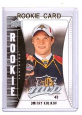 Dmitri Kulikov 2009-10 Upper Deck MVP Rookie Card #374