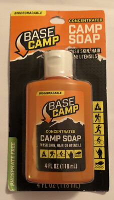 Dead down Wind Base Camp Biodegradable Camp Soap | 4 Oz Bottle | Multipurpose En