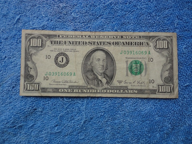 1969C Kansas City $100 FRN: Nice Note at Great Price, Take a Look!!