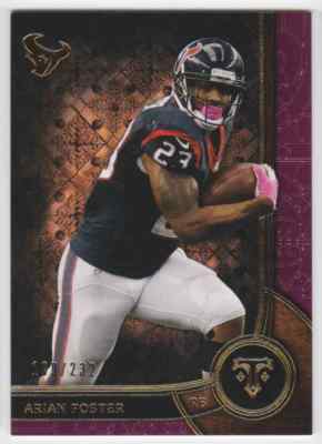 2015 TOPPS TRIPLE THREADS PURPLE ARIAN FOSTER 189/232 HOUSTON TEXANS #36