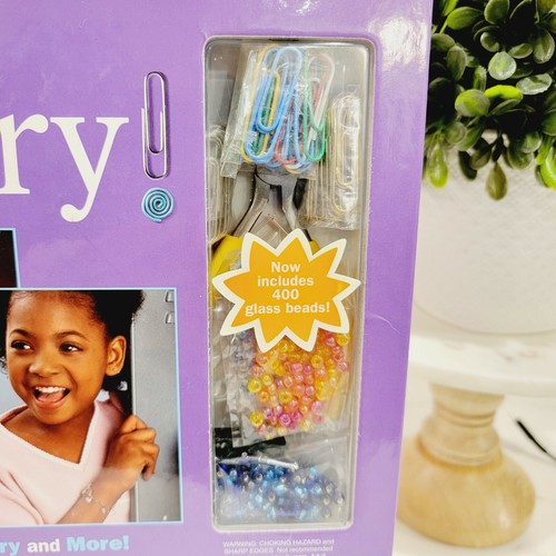 AMERICAN GIRL AG Library Paper Clip Jewelry Book and Kit - NEVER USED! - Picture 2 of 9