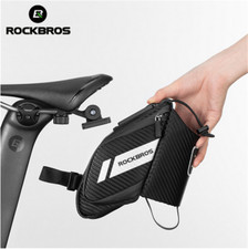 Rockbros Borsa Sedile Impermeabile Mtb Bici da Strada Equitazione con Borsa Borraccia