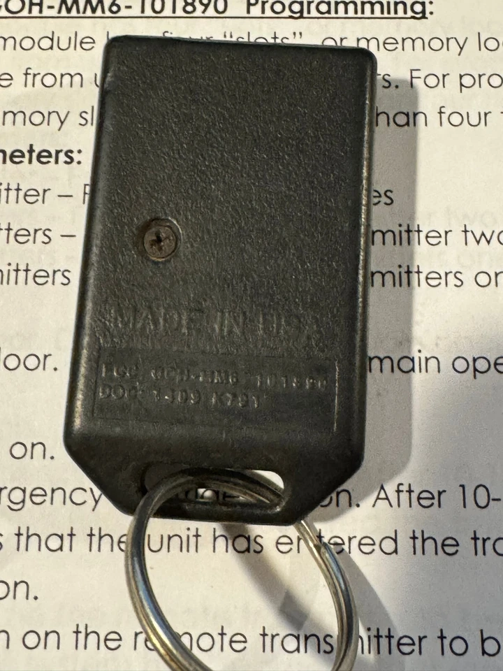 CodeAlarm Mando a Distancia Sin Llave Arrancador Coche GOH-MM6-101890 Control Seguridad Vehículo Foto 3 de 4