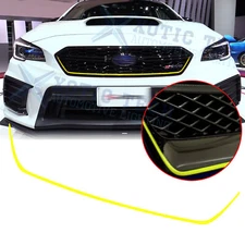 For Subaru WRX STI 15-17 Yellow Front Grille Pinstripe Trim Vinyl Sticker Decal