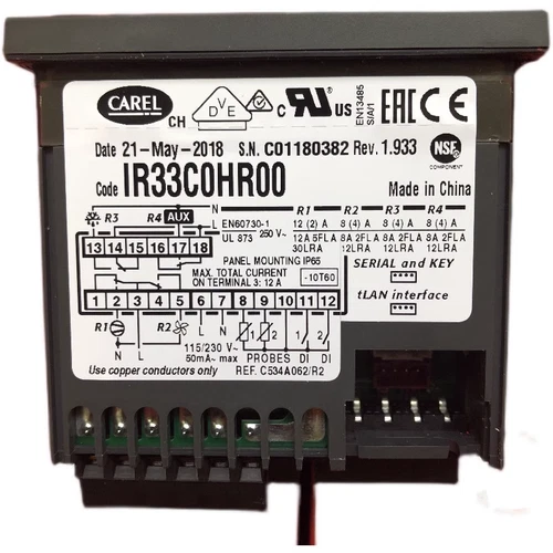 New CAREL IR33C0HR00 Temperature Controller - Picture 5 of 5