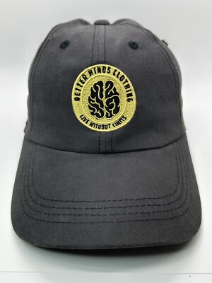 Better Minds Clothing Cap Hat Adult Adjustable Gray 62% Nylon 38% Polyester 