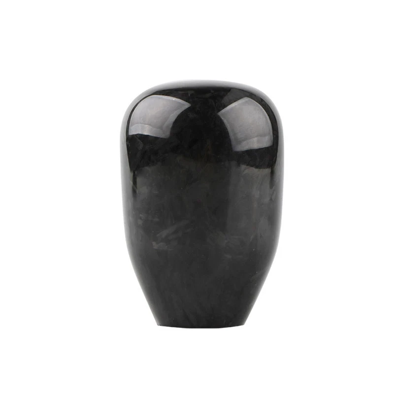 Universal Aluminum Alloy Carbon Fiber Car Manual MT Gear Shift Knob Shifter - Image 2 of 4