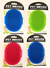 Pet Bath Brush and Grooming Brush 4pcs pack