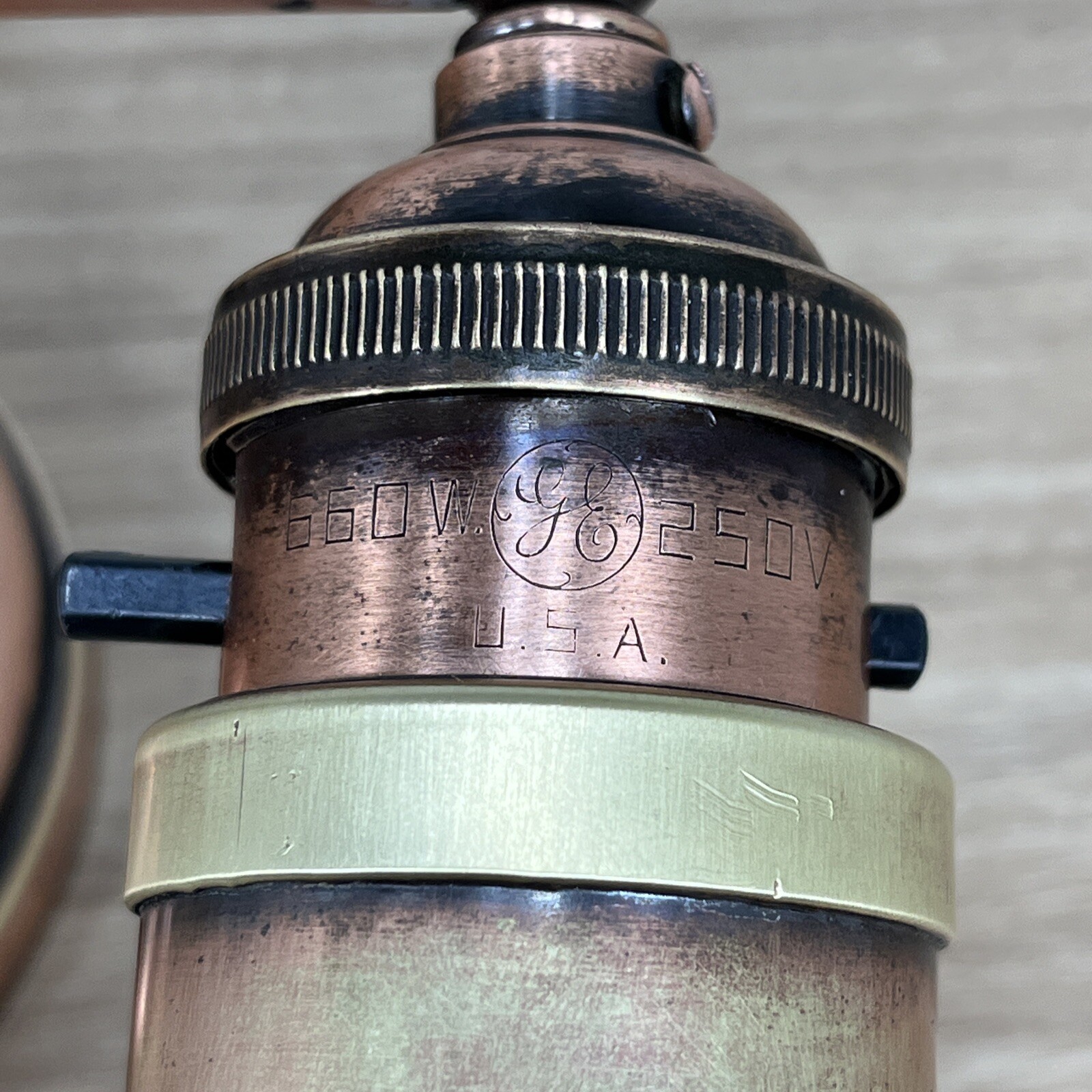 Vintage Antique Adjustable Copper Bankers/Library Desk Lamp 1915 Restored