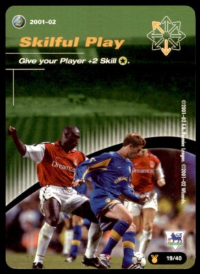 WOTC Football England 2001/02 (Title Race) Skilful Play Tactic Card No. 19