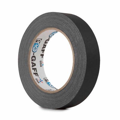 Pro Gaff RS161BK24X25 Gewebeband matt Schwarz 24mm x 22,8m