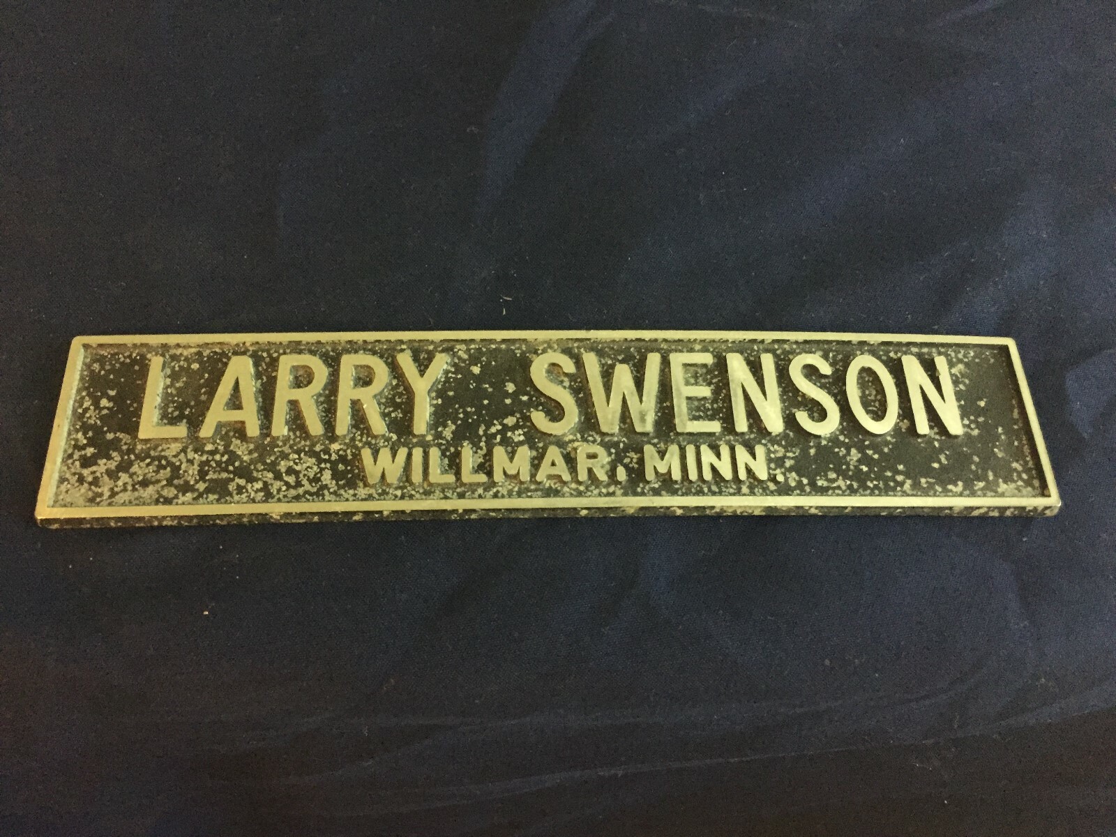 Vintage Metal Larry Swenson Willmar, MN Car Dealership Emblem eBay