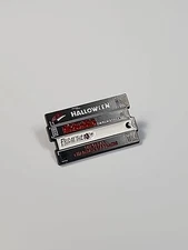Famous Scary Horror Movies Stack of VHS Tapes Lapel Pin