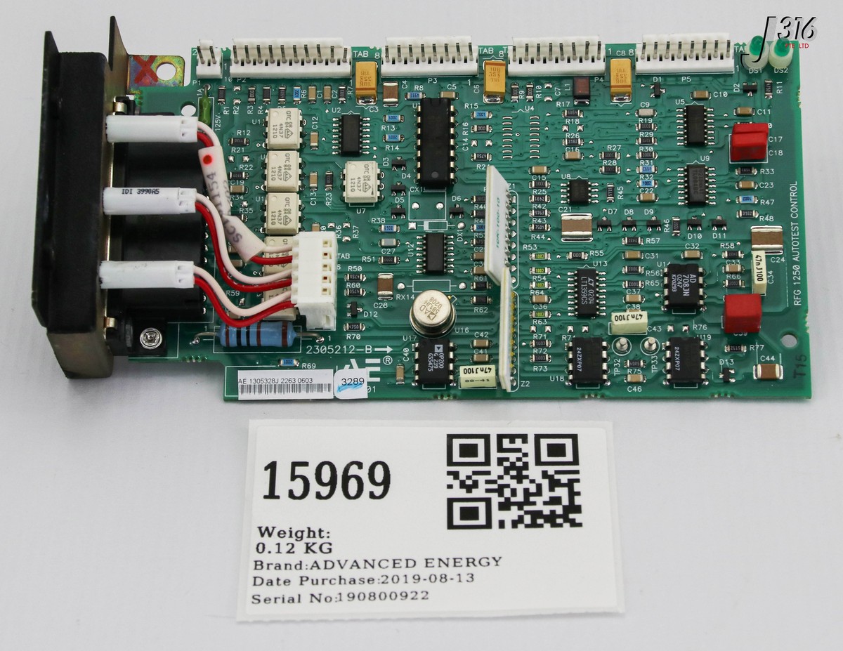 15969 ADVANCED ENERGY PCB RFG 1250 AUTOTEST CONTROL 2305212-B | eBay