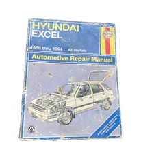 Haynes Hyundai Exel 1986 - 1994 automotive repair manual 43015 (1552)