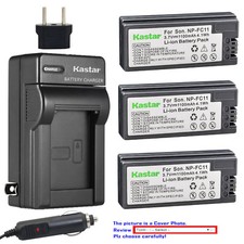 Kastar Battery AC Charger for Sony NP-FC10 BC-VC10  Sony Cyber-shot DSC-FX77