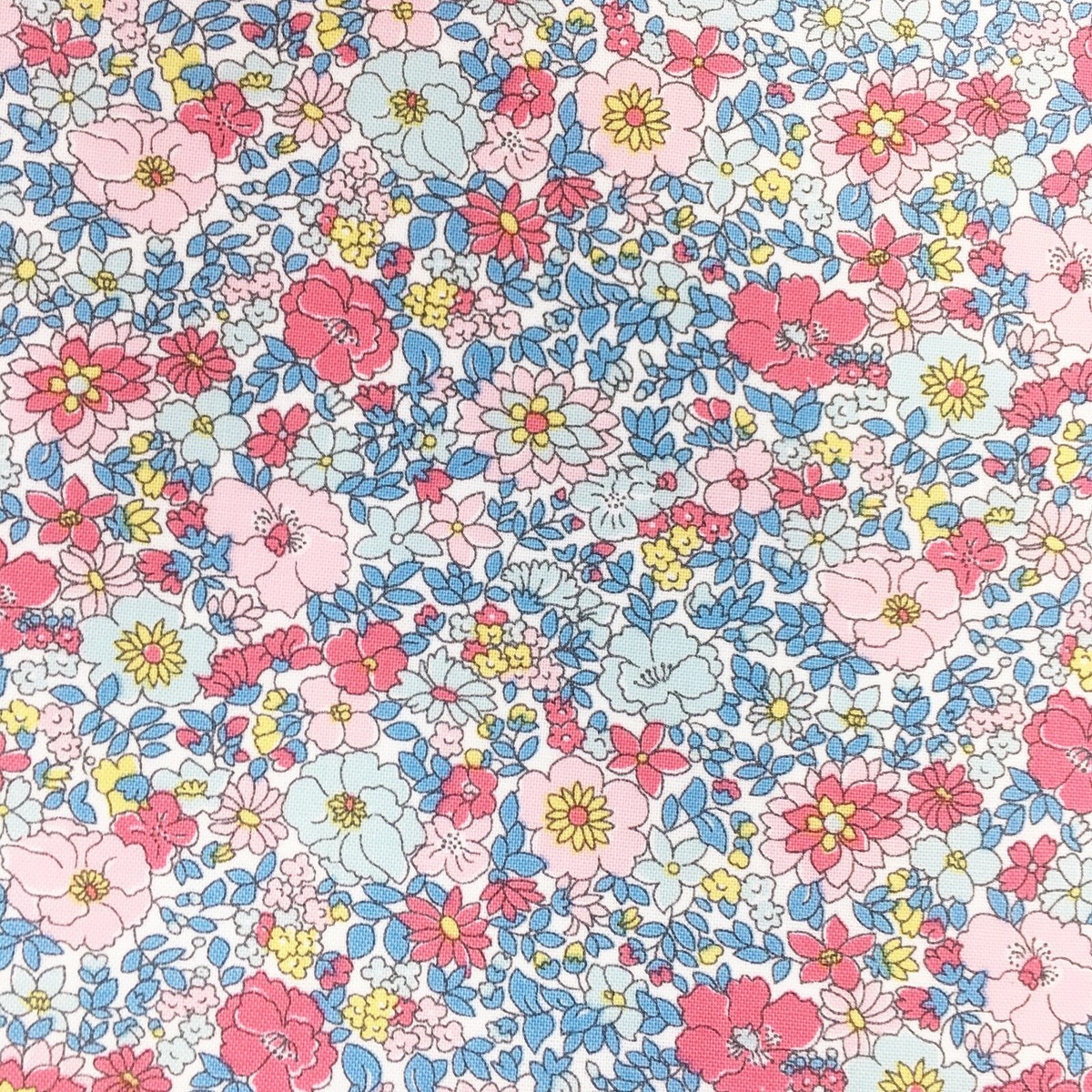 Tissu Liberty 'Field Rose Minuit' En Coton - Fat Quarters (Quarts De Mètre) - Couleur Prune/Mauve - Neuf
