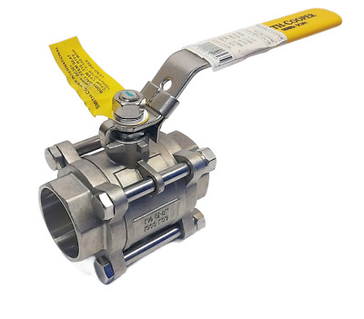 Smith-Cooper SC301SWG   1-1/2  inch  316 Stainless SW  Ball Valve 1000 WOG