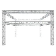 Global Truss 20'x20' Trade Show Booth - Modular F34 Double Tier Box Truss