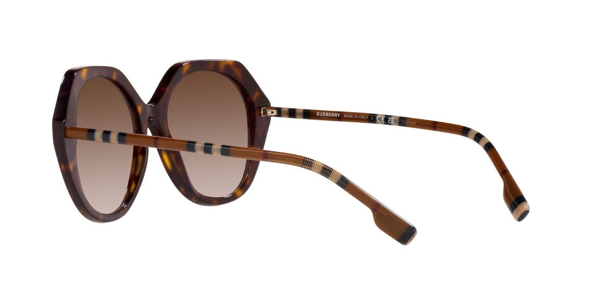 新品未使用 バーバリー バタフライ サングラス VANESSA 4375F Burberry VANESSA BE 4375 Dark Havana/Brown Shaded (4017/13