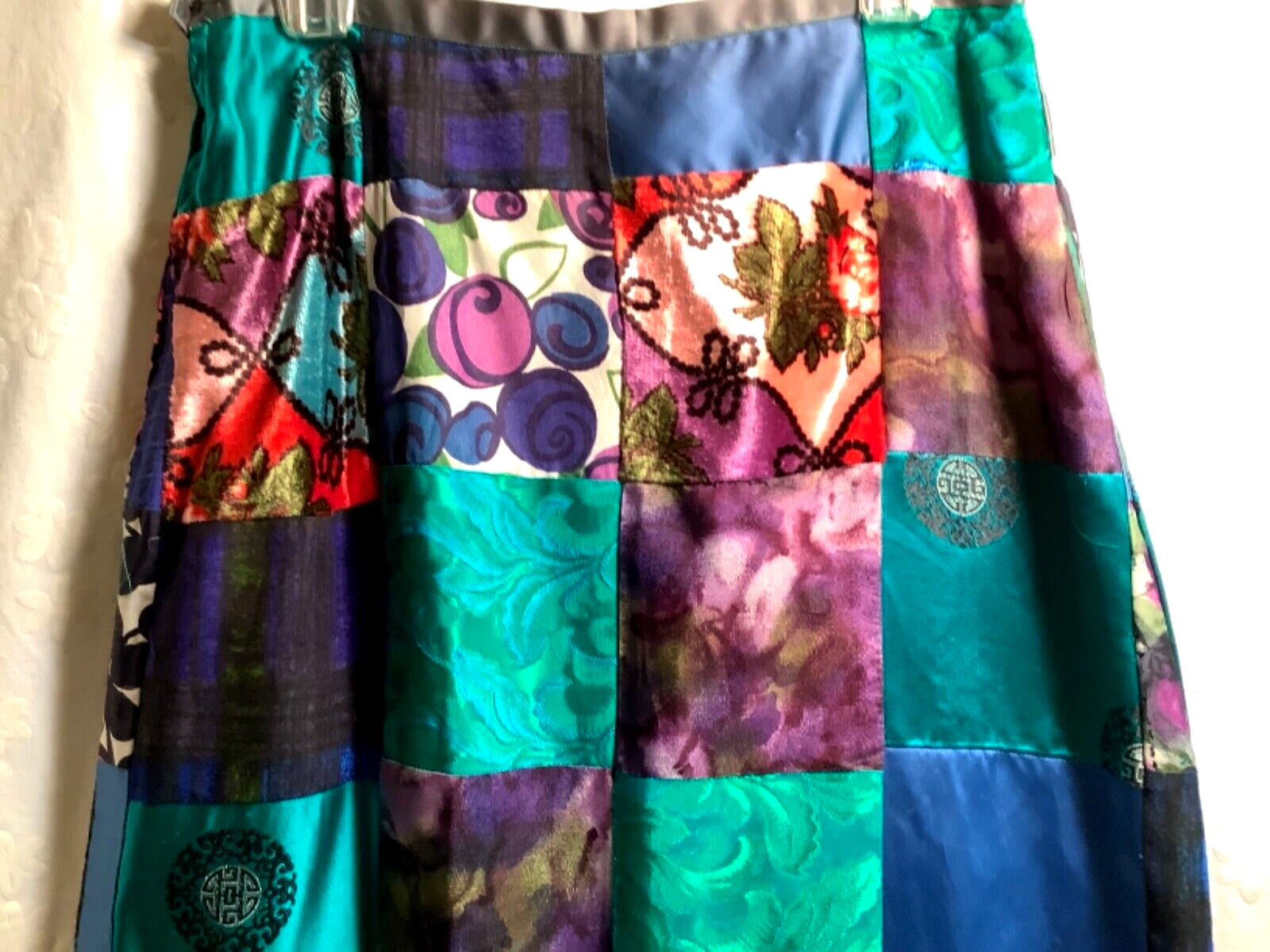 Vintage Skirt Designer Evening Glamour Textured R… - image 2