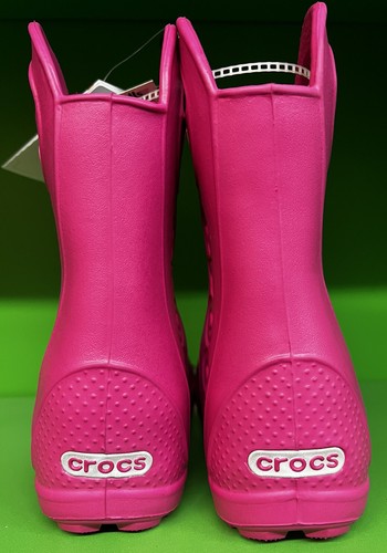Crocs Handle It Pink Rain Boots Child's 