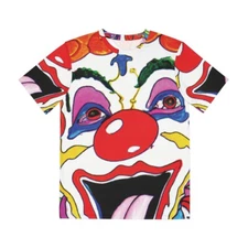 All Over Print Clown Shirt Creepy Scary Halloween IT Abstract Art Tee Insane