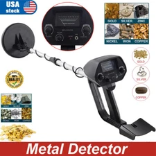 LCD Metal Detectors Waterproof Gold Digger Deep Sensitive Hunter Coil Searcher