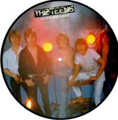 The Teens 1-2-3-4 Red Light / Baby Blue PICTURE DISC Vinyl Single 12inch
