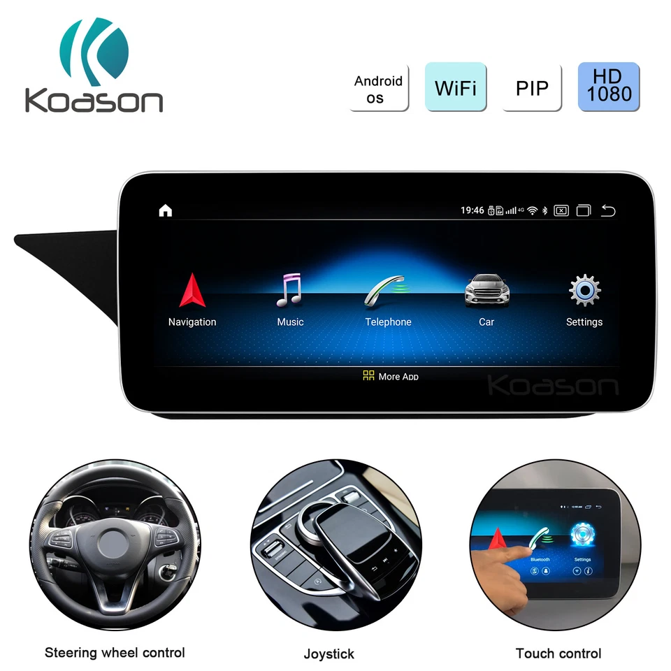 10,25" Mercedes Benz E W212 NTG4.0 Android 10 Deluxe Carplay Autoradio 4G WFI - Image 4 of 4