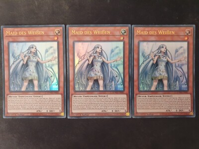 3x Yu-Gi-Oh! SDWD-DE041 Maid des Weißen Ultra  Rare NM 1st
