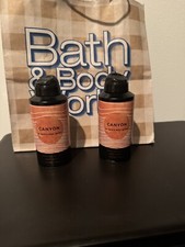 Bath  Body Works Canyon Men's Collection Deodorizing Body Spray 3.7 oz Set of 2