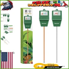 Digital Soil Moisture & pH Meter - No Battery Required for Indoor & Outdoor Use