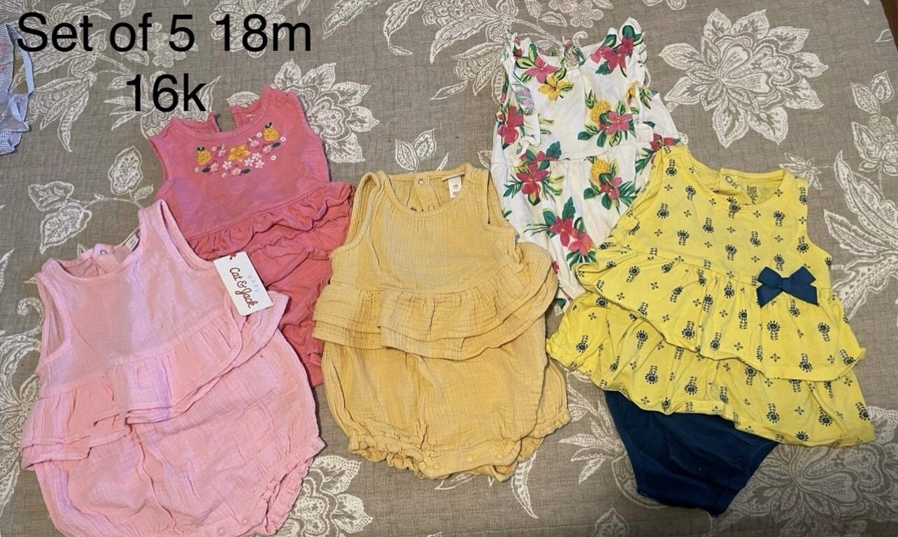 Babygirl Set Of 5 Dresses 18m