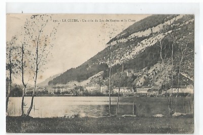01 LA CLUSE , UN COIN DU LAC DE NANTUA ET