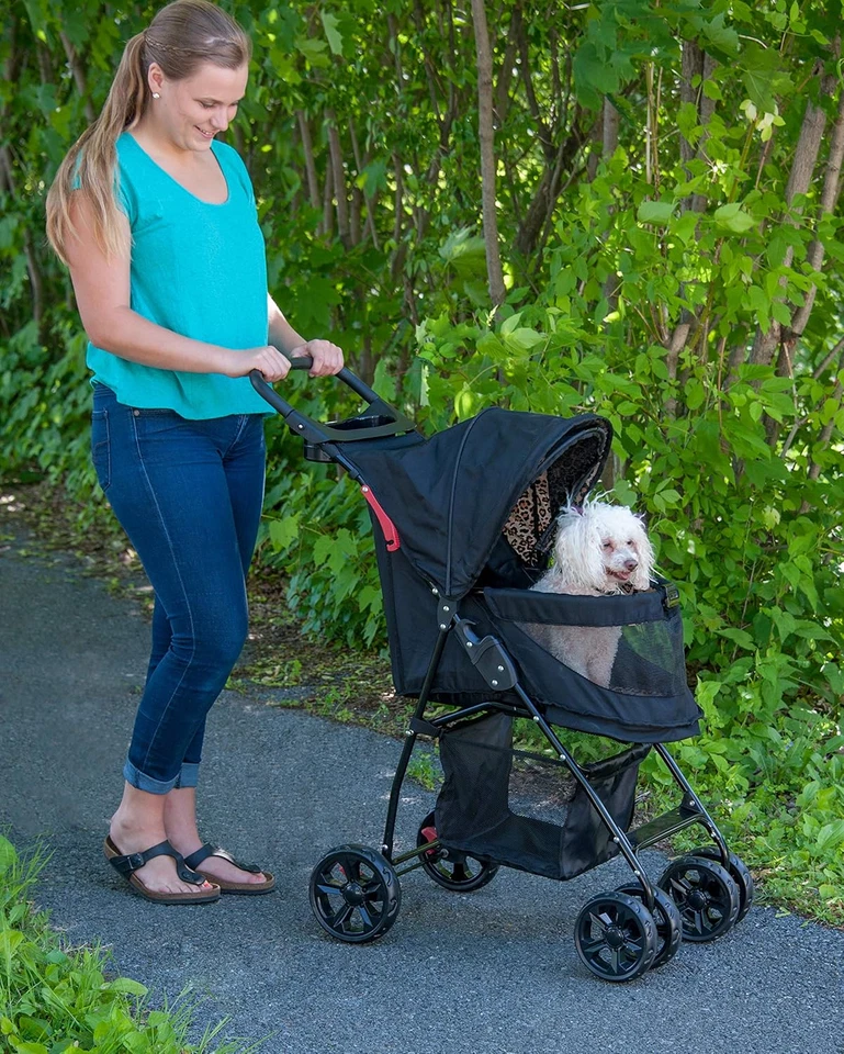 No-Zip Happy Trails Lite Pet Stroller for Cats/Dogs, Zipperless Entry, Easy F... - Image 2 of 4