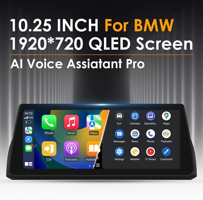 32G For BMW 3 E90 M3 328i 335i Android 13 Car GPS Stereo Radio CarPlay BT Idrive
