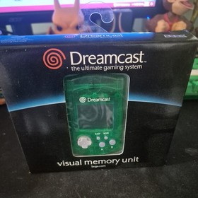 Sega Dreamcast VMU Visual Memory Unit NEW Smoke Green OEM Model HKT-7000 NIB