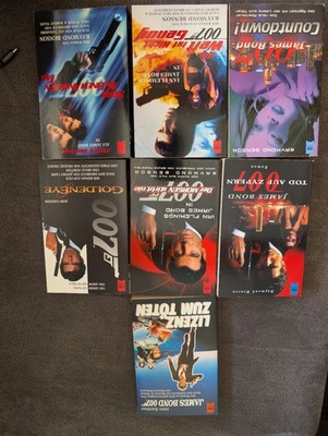 James Bond 007 Sammlung - 7 Romane und Romane zum Film  Zustand gebraucht  gut