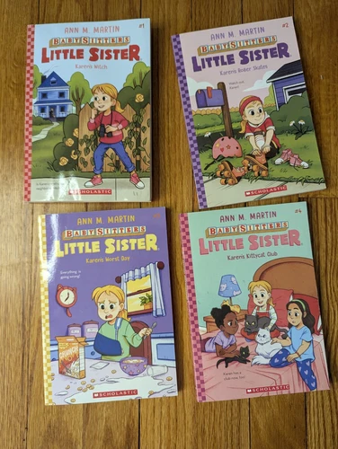 BABYSITTERS LITTLE SISTER Series box set of 4 paperback Chapter books 1-4 - Picture 1 of 3