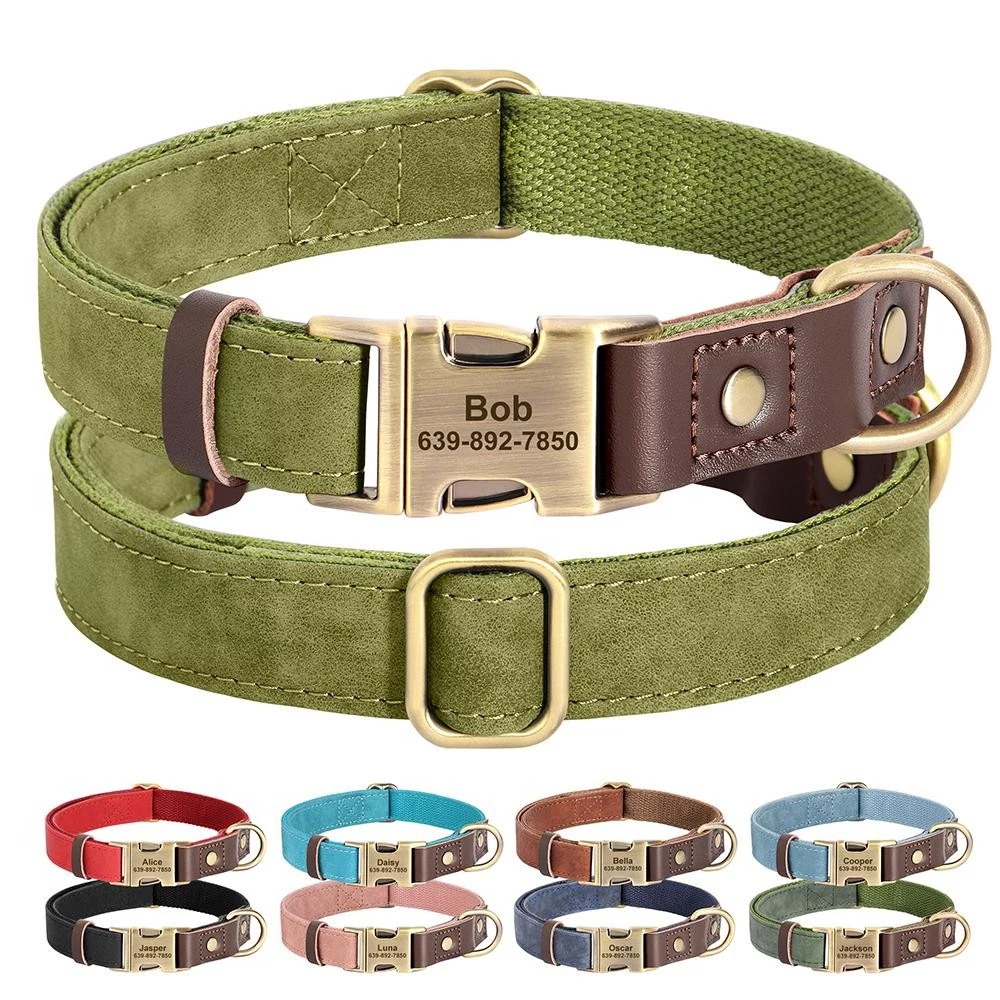 Custom PU Leather Dog Collar – Engraved Adjustable ID for Small to Large Pets
Opens in a new window