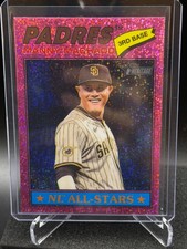 Manny Machado 2026 Topps Heritage Chrome Pink Sparkle #143 - San Diego Padres